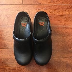Dansko XP Black Clogs Size 37